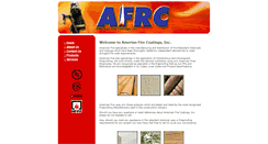 Desktop Screenshot of americanfirecoatings.com